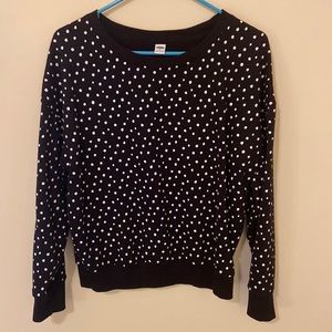 Women’s Old Navy Polka Dot Sweatshirt
